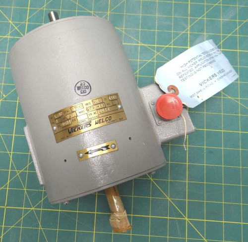 Vickers Welco Alternating Current Motor Model 4720-22, 3 Phase, 7.7 Amp, 208 V 