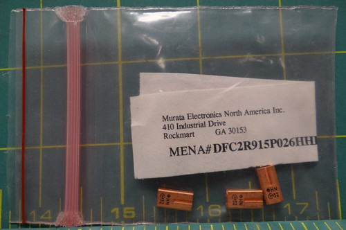 Qty: 3 Murata Electronics DFC2R915P026HHB Filter