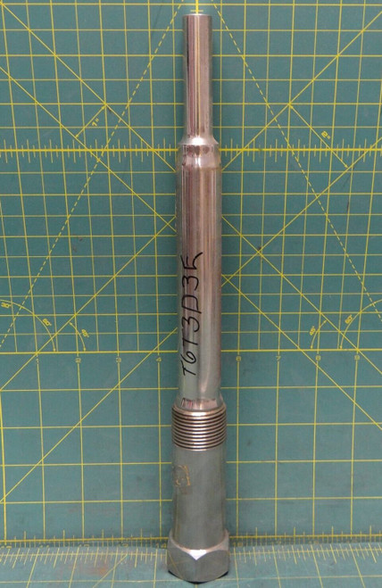 304 Stainless Steel Threaded Stepped Thermowell 1" NPT x 8.5" Insertion 