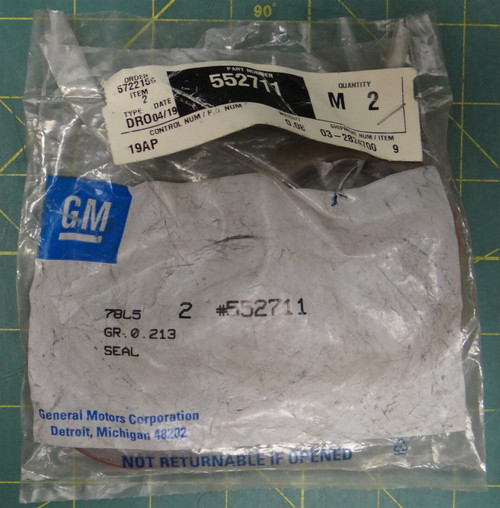 (Lot of 2) GM 552711 Crankshaft Oil Seal for Buick Cadillac Chevy Pontiac & More