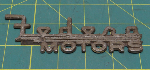 "Federal Motors" Vintage Ford Lincoln Edsel Car Dealership OEM Emblem 5.25x1.75"