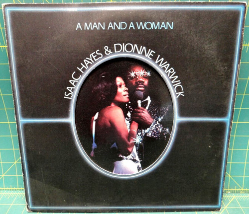 Isaac Hayes & Dionne Warwick – A Man And A Woman 1977 Vinyl LP Album Funk / Soul