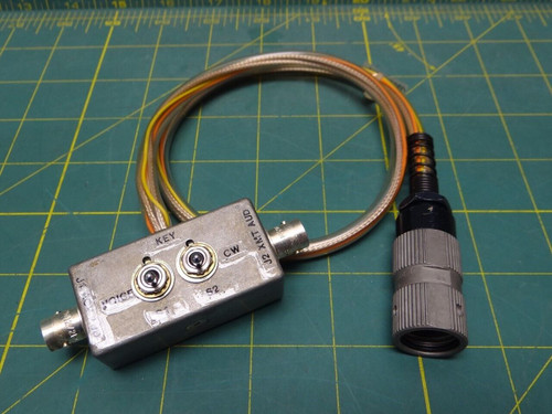 Harris RF Audio Input Test Fixture Interface PN: 1008-1070 NSN: 6625-01-195-6493