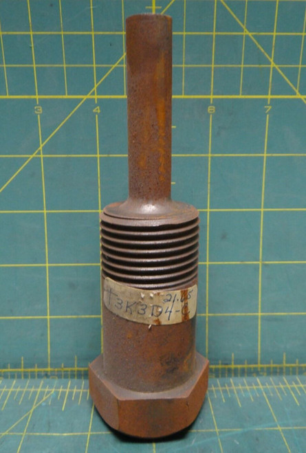 Steel Threaded Stepped Thermowell 1-1/4" NPT x 2.5" Insertion