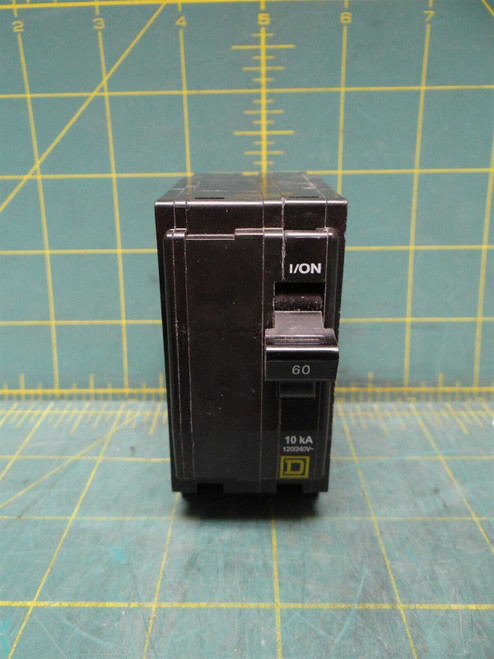 New Square D QO260 Circuit Breaker 60 Amps 2 Pole 120/240 Vac At 50/60 Hz 10kA