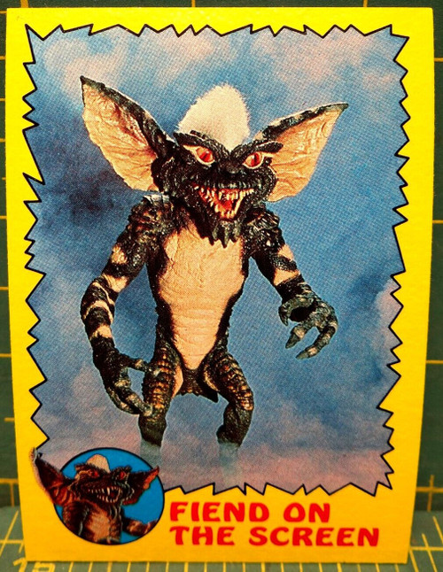 Gremlins Collectible Trading Card 1984 Fiend on the Screen #80