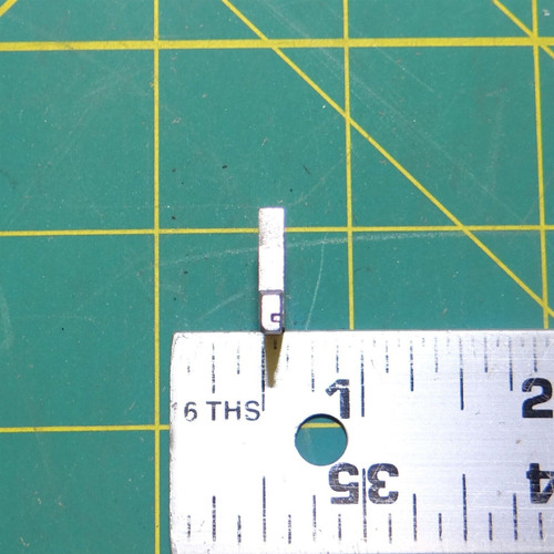 (1) "," Symbol Vintage Metal Typeset Letterpress Block 'Gothic Bold' 36pt.