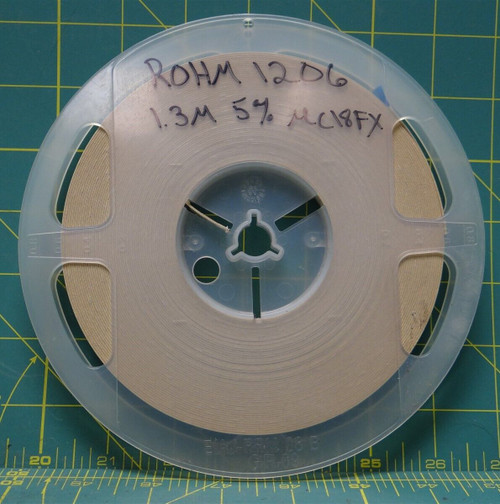 ROHM 1206 1/4w 5% Tol. 1.3M Ohm Fixed Chip Resistor P/N MCR18FX1031E