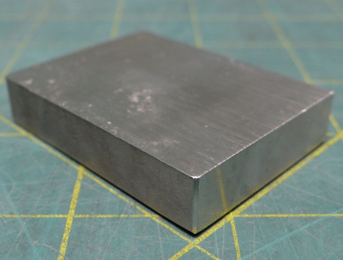 7/16" x 1-1/2" x 2" 6oz Solid 316 Stainless Steel Machining Stock Drop Block