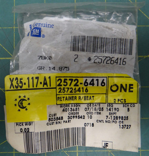(Pack of 2) GM 25726416 Rear Seat Shoulder Belt Spring Retainer 2.7" Width