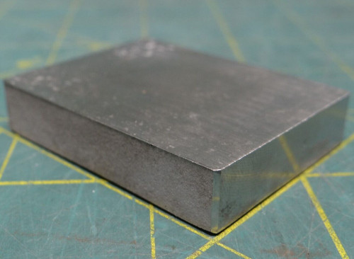5-3/4oz 2" x 1-1/2" x 1/2" Solid 316 Stainless Steel Machining Stock Drop Block