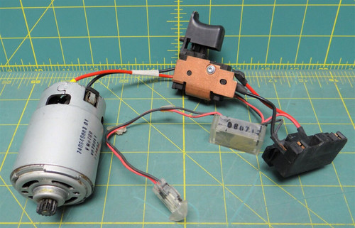Bosch Electric Drill Motor w/Trigger Assembly, LED, Power Connector 74064900301 