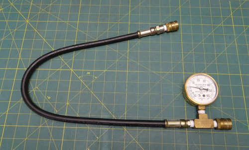 Dial Indicating Compound Pressure Vacuum Gauge P/N 1656732 NSN 6685-00-033-7933 