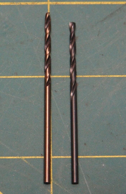 QTY: 2 Milwaukee 1/12" Core Oxide High Speed Steel Drill Bit WJ210EJ