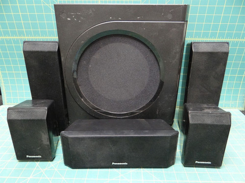 Panasonic Surround Sound Speaker System 6 Piece SB-HC760 SB-HW60