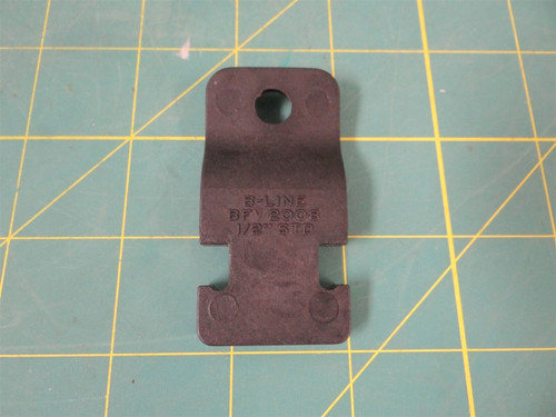 Cooper B-Line BFV2008 Non-Metallic Pipe Clamp 1/2" *LOT OF 3 PIECES / NO SCREWS*