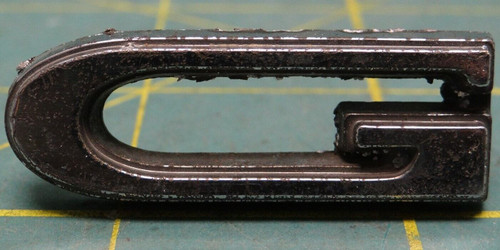 Vintage Opel "G" Emblem Logo Lettering Model Emblem P/N 2417320