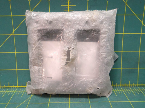 MULBERRY 11433 4" Raised Square Cover 2 x GFI Steel Finish Powder Coated