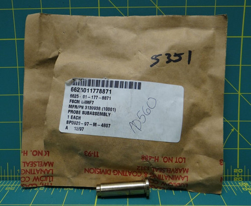Probe Subassembly NSN 6625-01-177-8871, PN 3139938