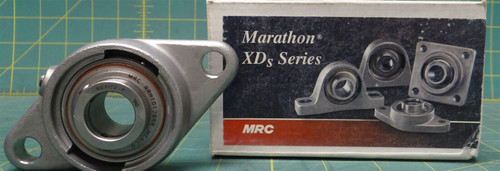 MRC Marathon 2-Bolt Flange 0.75in Stainless Bearing Cast Stainless S2F012SS 310E