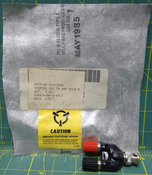 Greenpar Test Adapter - Coaxial Connectors - BNC to BNC Type T