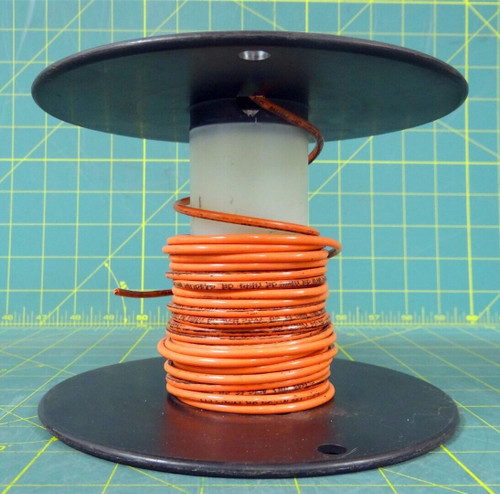 MTW 12 Gauge Orange Stranded Copper Wire - Partial Reel - Approx. 25'