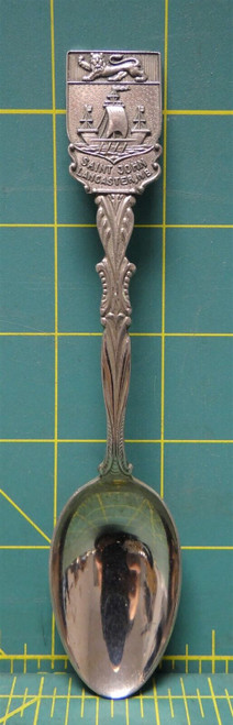 Saint John Lancaster, New Brunswick Canada Collectible Steel Souvenir Tea Spoon