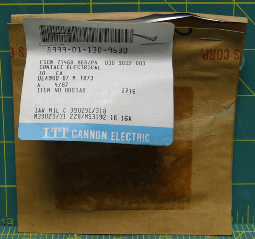 QTY: 20 Electrical Contact NSN 5999-01-130-9630