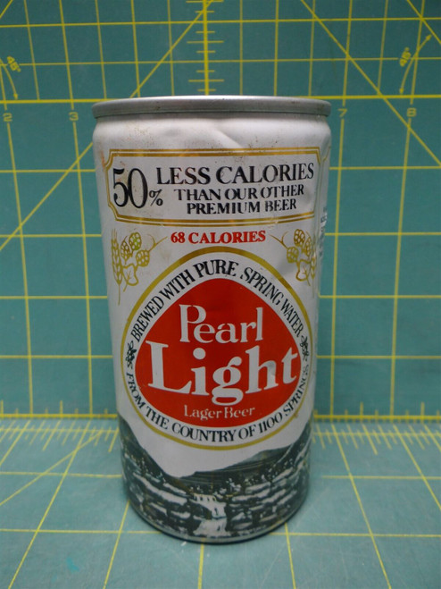 Pearl Light Lager Beer Pearl Brewing Co San Antonio Texas 12oz Pull Tab Can