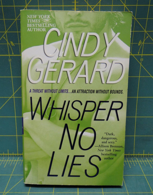 Whisper No Lies, Black Ops Inc #3, 2009 Paperback Cindy Gerard Romantic Suspense