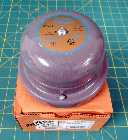 Edwards Adaptabel 340-4N5 Steel Signaling Bell