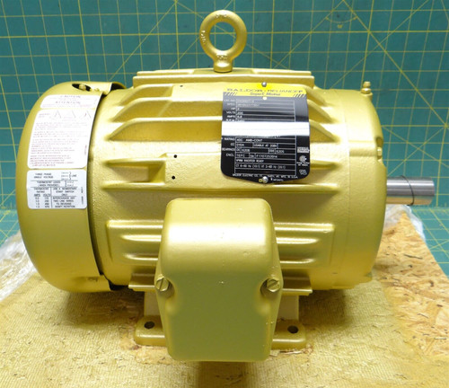Baldor Reliance Super-E 3HP 3460RPM 200V 8.8A Motor Model: EM3660T-8 New Surplus