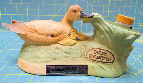 Jim Beam "Ducks Unlimited" 1988 Vintage Decanter - EMPTY