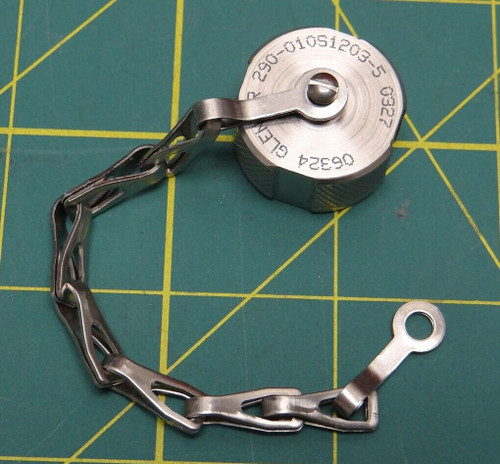 06324 Glenair 290-010S1203-5 0327 Receptacle Cover With Chain