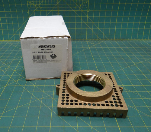 Groco BS-2500 2-1/2" NPT C84400 Bronze Bilge Coarse Filtration Strainer