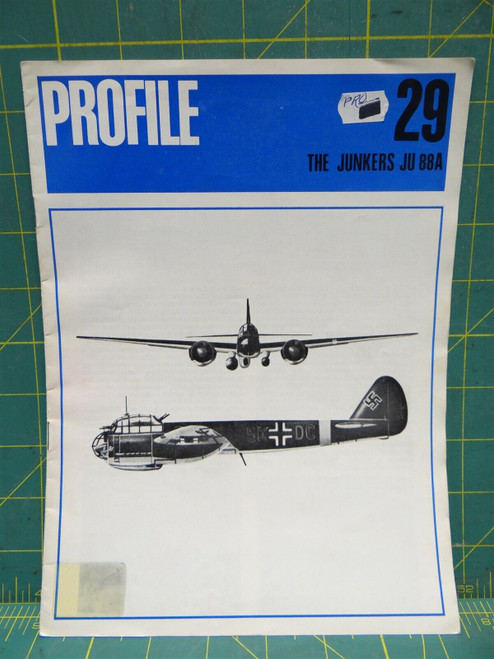 Aircraft Profile #29 The Junkers JU 88A 9.75" X 7.25"