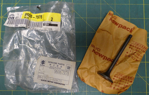 Suzuki 1291560B70 GM 96067978 Exhaust Valve for Chevrolet Metro and Sprint