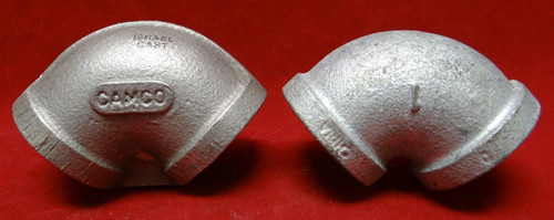 90 Degree Pipe Elbow Female Threads, 1", Qty: 2