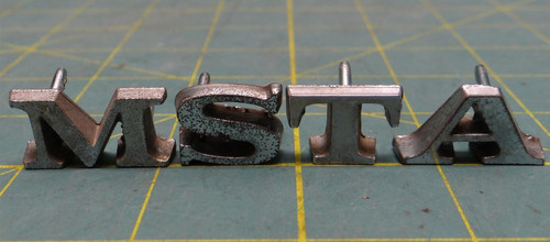 Ford OEM 1970's Mustang "M" "S" "T" "A" Badge Emblem P/N CZA-257889