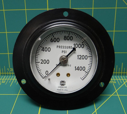 2 1/2" USG Pressure Gauge 0-1500, 1/8 NPT, 80020-414379-2, 6685-00-876-4974