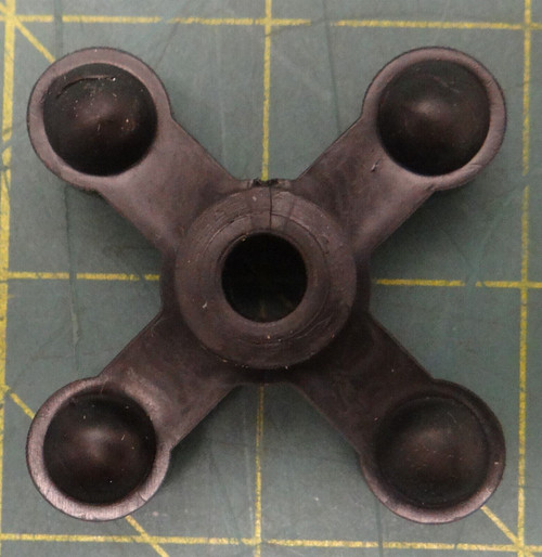 Small Strummer Damper Wormring 12951042 Flexible Rubber Black 2" L 2"  W 0.5" H