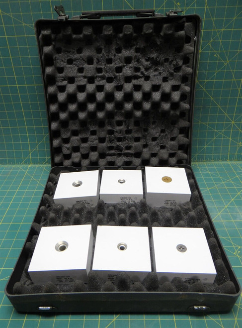 Boeing Reference Std NDI Eqmt Calibration Wing Skins Set of 6 4"X4" Gage Blocks