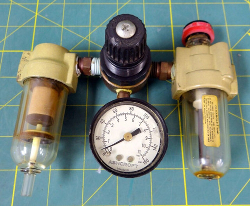 Norgren / Ashcroft Fluid Filter Assembly - Gauge P/N 211A552-10