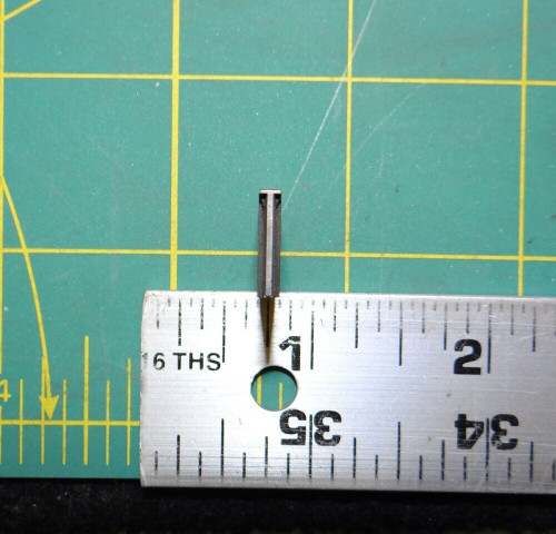 (1) Letter "T" Vintage Metal Typeset Letterpress Block 'Gothic Condensed' 36pt.