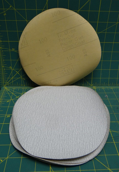 3M Tri-M-Ite Fre-Cut Paper C wt. Open Coat 8" Diameter 100 Grit, Qty: 31 Discs