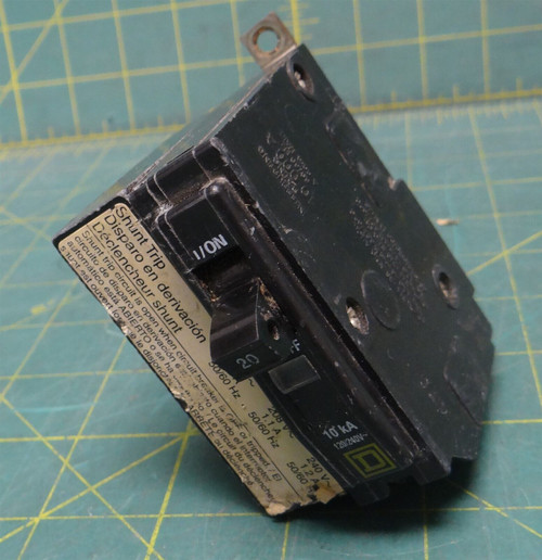 Schneider Electric Square D Circuit Breaker QOB1201021 Shunt 1P 20A 120/240VAC