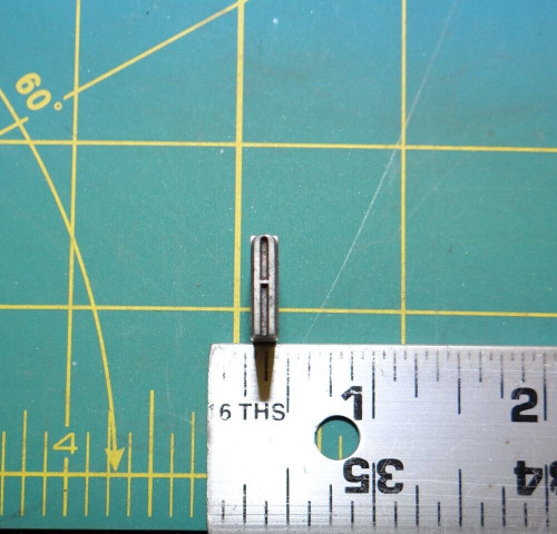 (1) Letter "A" Vintage Metal Typeset Letterpress Block 'Gothic Condensed' 36pt.