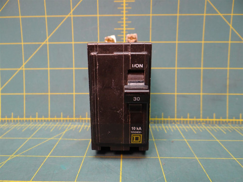 Square D QOB230 Circuit Breaker 30 Amps 2 Pole 10 kA 120 VAC ; 240 VAC
