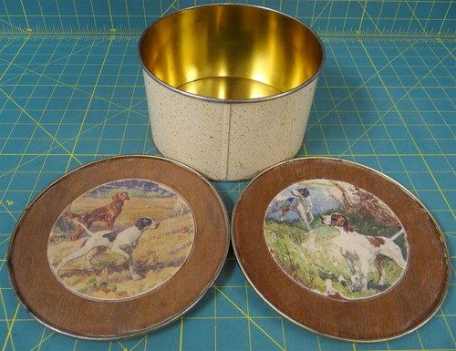 Vintage Hunting Dog Tin and Wall Decor by Smith Crafted Chicago