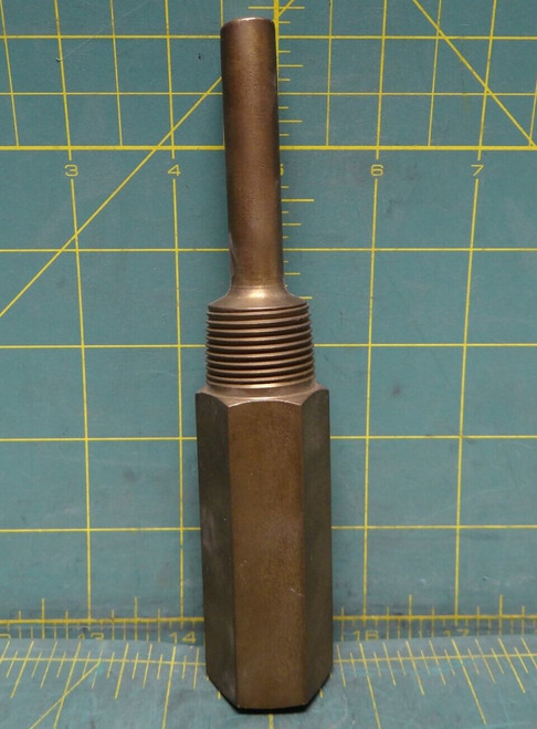 Brass Thermowell 3/4" Male NPT 2-3/4" Insertion Length x 0.5" Probe Diameter